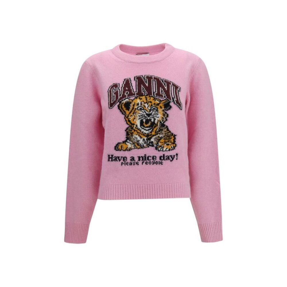 Ganni Multicolor Wool Oves Aries Women's Sweatshirt